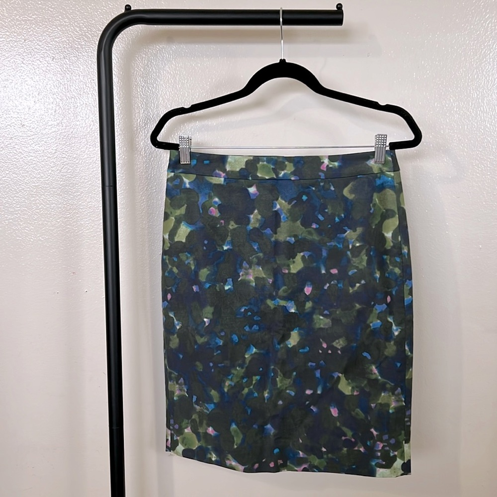J Crew floral no. 2 pencil skirt
